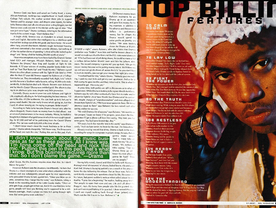 Drama Drama the Rapper, aka Rapper Drama, with Real Housewives of Atlanta (RHOA) Phaedra Parks. A young Phaedra Parks was his entertainment lawyer with Atlantic Records.