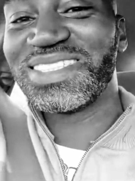 Drama smiles for the camera as he heads out -- 